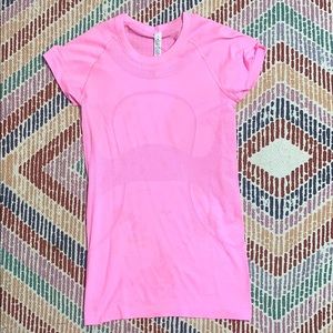 PINK LULULEMON SWIFTLY TECH